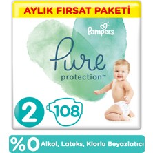 PRİMA PURE BEBEK BEZİ 2 BEDEN 108 ADET AYLIK FIRSAT PAKETİ
