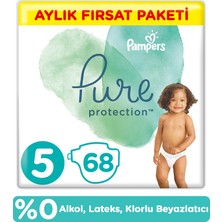PRİMA PURE BEBEK BEZİ 5 BEDEN 68 ADET AYLIK FIRSAT PAKETİ