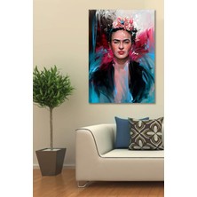 Hediyeler Kapında 100 x 140 Dekoratif Frida Kahlo Duvar Kanvas Tablo