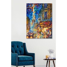 Hediyeler Kapında 100 x 140 Sokak Sanatsal Duvar Kanvas Tablo