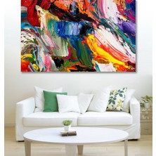 Hediyeler Kapında 100 x 140 Renkler Sürreal Sanatsal Kanvas Tablo