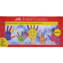 Faber-Castell Parmak Boyası 6 Renk 45 Ml