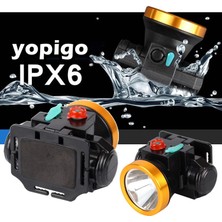 Yopigo Ipx6 10W LED 500 mt Menzilli Süper Parlak Şarjlı Kafa Feneri