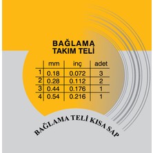 Müzikhal Ticaret Saz Teli 0.18