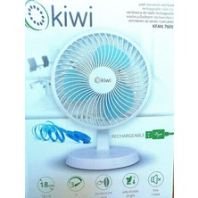 Kiwi KIWIKFAN7605 Kfan 7605 Şarjlı Masaüstü Vantilatör