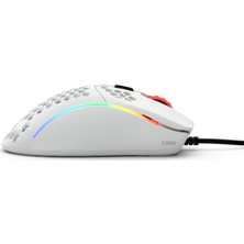 Glorious Model D Kablolu Mat Beyaz Orta/Küçük El RGB Oyuncu Mouse GLO-MS-DM-MW