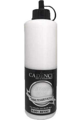 Cadence H-001 Beyaz Renginde Akrilik Boya 500 ml