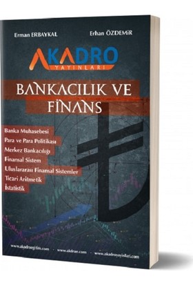 A Kadro Eğitim Kurumları Bankacılık ve Finans Konu Anlatım Kitabı