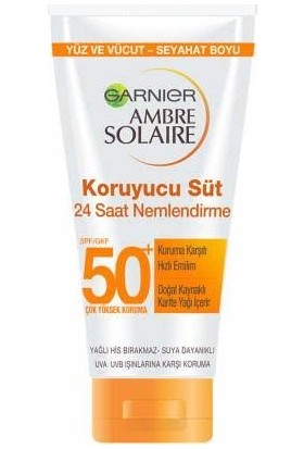 Garnier Ambre Solaire Koruyucu Süt SPF50 + 50 ml