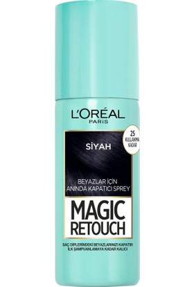 L'Oréal Paris Magic Retouch Beyaz Dipleri Kapatıcı Sprey - Siyah