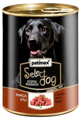 Patimax Etli Konserve Köpek Maması 400 gr 24'lü Set