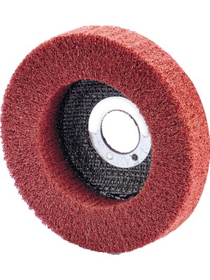 Üçer Zımpara Flap Mop Elyaf 115 x 22 mm Metal Uygulama Yüzeyi İçin Alüminyum Oksit Materyal