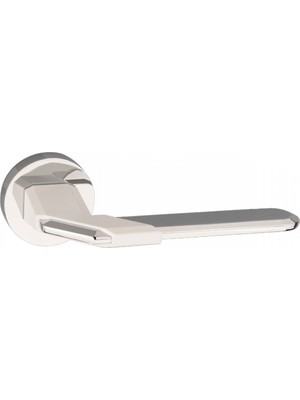 Ventus 4011.BK.CP.MW Kapı Kolu Wc Tipi Krom - Beyaz Metal
