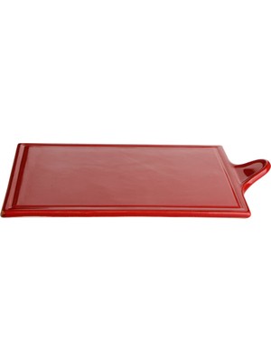 Porland Seasons Kırmızı Peynir Tabağı 30 x 18 cm