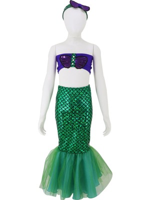 Herkese Kostüm Deniz Kızı Kostümü Sparkle