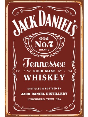 Hayat Poster Viski Retro Vintage Ahşap Poster