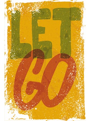 Hayat Poster Let Go Retro Vintage Ahşap Poster