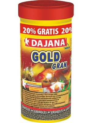 Dajana Gold Gran Granül Japon Balık Yemi 250 Ml + 50 Ml Promosyon 132 Gr
