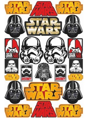 Stickermarket Starwars (Oto, Laptop) Sticker Seti