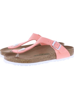 Birkenstock Gizeh Bf Veg Mercan Parmak Arası Kadın Terlik 1016214 V2