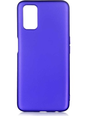 Case Street Oppo A52 Kılıf Premier Silikon Esnek Koruma Mavi