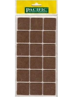 Pacific Zemin Koruyucu Masa Sandalye Keçesi Çap 35 x 35 mm Kare 5'li