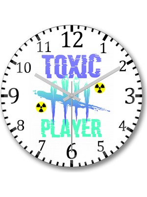 Baskı Dükkanı Dead By Daylight Repare O Gerador Duvar Saati Bombeli Gerçek Cam