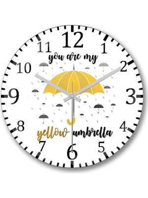 Baskı Dükkanı How I Met Your Mother  Duvar Saati Bombeli Gerçek Cam