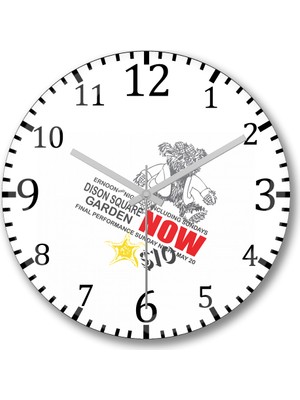 Baskı Dükkanı Teddy Bear O Grande Show Vai Começar Duvar Saati Bombeli Gerçek Cam