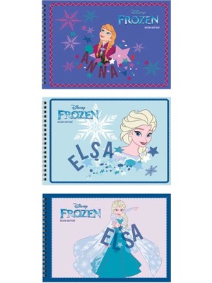Keskin Color Frozen 15 Yaprak Resim Defteri 17 x 25 cm3'lü