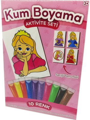 Kumbo Kum Boyama Hayalperest Prenses  Kum Boyama Aktivite Seti
