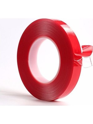 El Toro Vhb Akrilik Silikon Bant Şeffaf Çift Taraflı 18 mm x 2 m Yüksek Dayanıklılık ve Esneklik