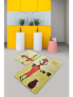 Chilai Home Elefante 2'li Set Banyo Halısı Paspas Seti Djtbanyo