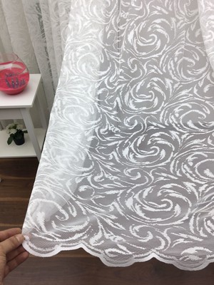 Esse Home Özel Örme Dokulu Tül Perde 600 x 250 Sık Pile 1/3