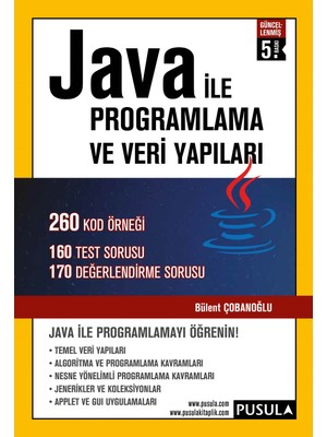 Java ile Programlama ve Veri Yapıları - Bülent Çobanoğlu