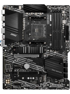 MSI B550-A PRO AM4 DDR4 4400(OC) HDMI DP M.2 USB3.2 ATX Anakart