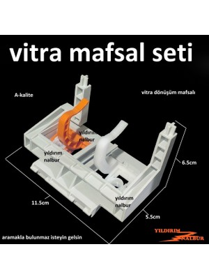 VitrA Gömme Rezervuar Dönüşüm Mafsal Seti Çift Kademe Kaldıraç