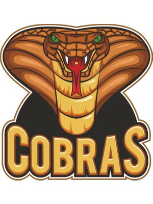 Stickermarket Cobras Sticker 30 x 29 cm