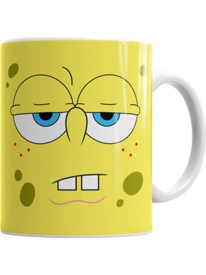 Baskı Dükkanı Sünger Bob Kupa Bardak Porselen