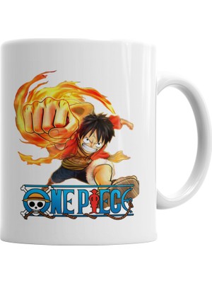 Baskı Dükkanı One Piece Kupa Bardak Porselen