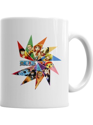 Baskı Dükkanı One Piece Kupa Bardak Porselen