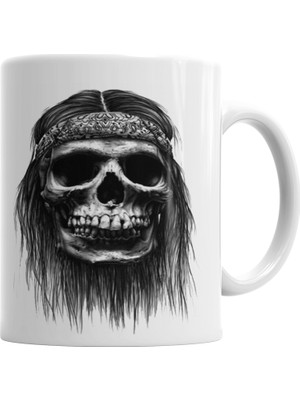 Baskı Dükkanı Hippie Kupa Bardak Porselen