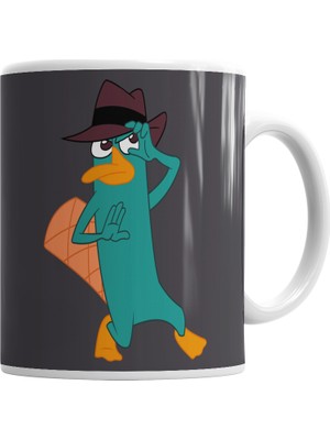 Baskı Dükkanı Phineas E Ferb Kupa Bardak Porselen