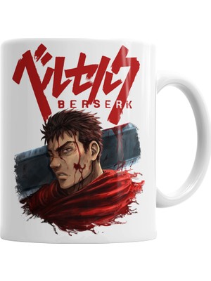 Baskı Dükkanı Berserk Guts Puck Kupa Bardak Porselen
