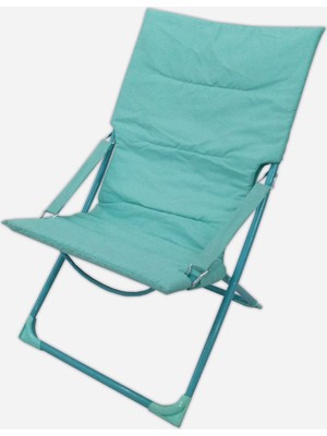 NESİL Sunfun Relax Rahat Ve Katlanır Yazlık Bahçe Sandalyesi - Mavi