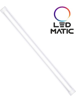 No-Vo 4 Adet-40 W Yatay Led Bant Armatür Beyaz Işık 120 Cm No-Vo Led Matic-4 Adet