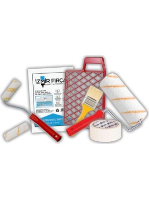 İzmir Fırça Ev Boyama Seti-6 (7 Parça)