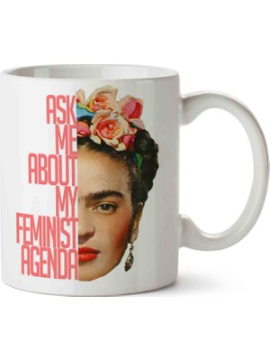 Art Hediye Frida Kahlo Ask Me Kupa Bardak