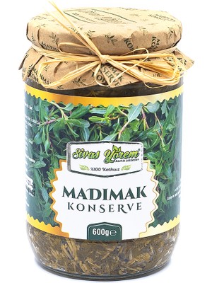 Sivas Yörem Madımak Konservesi 600 gr Doğal İçerik ile Pratik Kullanım