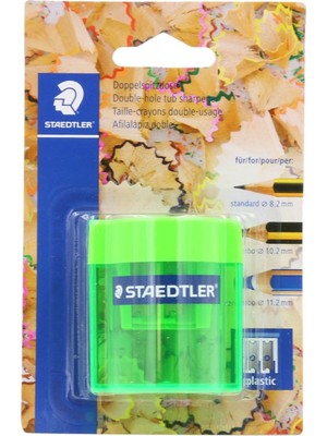 Staedtler Kalemtraş Süper Jumbo Çift Bölmeli